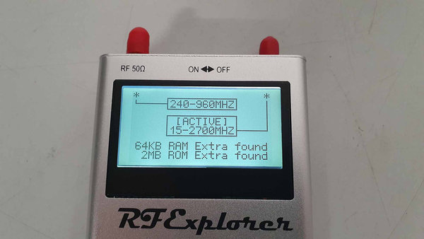 Spectrum Analyzer RF Explorer 3G Combo 15 bis 2.700 MHz mit Zubehör !