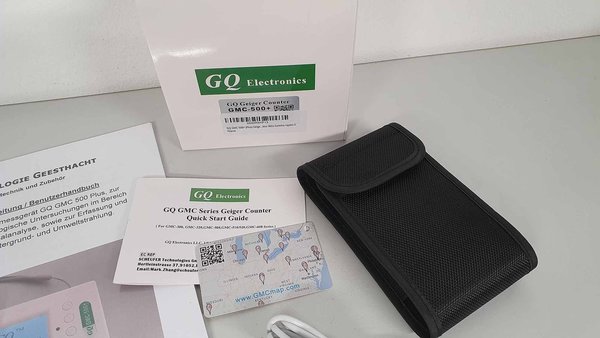 GQ GMC 500+ Geigerzähler, Radioaktivitätsmessgerät, Kontaminationsmonitor