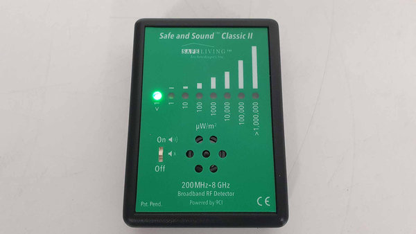 Safe and Sound Classic 2 HF Elektrosmog Messgerät 200 bis 8.000 Mhz Hochfrequenz Detektor