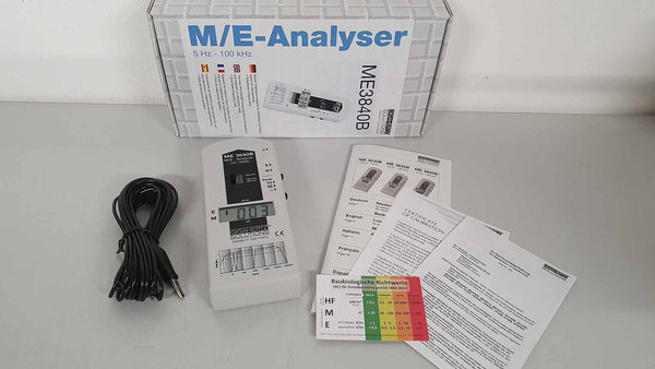 Gigahertz Solutions ME3840B NF. Prof. Niederfrequenz Elektrosmog Messgerät mit Frequenzfilter